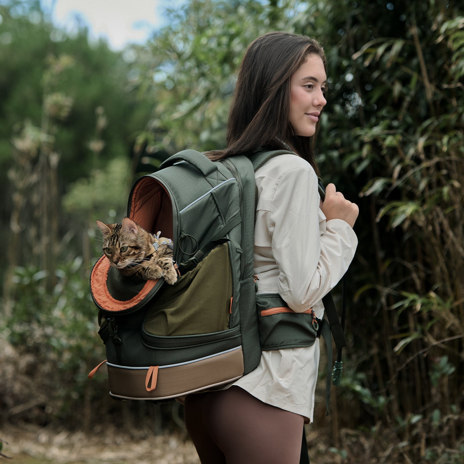 PETSFIT WILDPATH Pet Carrier Backpack for Hiking for Small Dogs & Cats