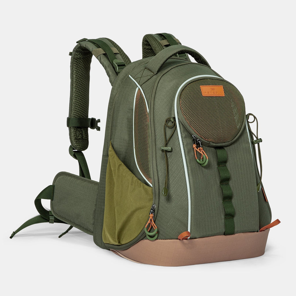 PETSFIT WILDPATH Pet Carrier Backpack for Hiking with Waterproof TPU Base