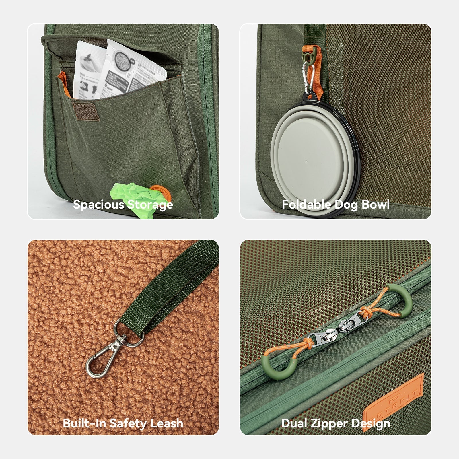 PETSFIT WILDPATH Pet Travel Carrier for Small Dogs & Cats