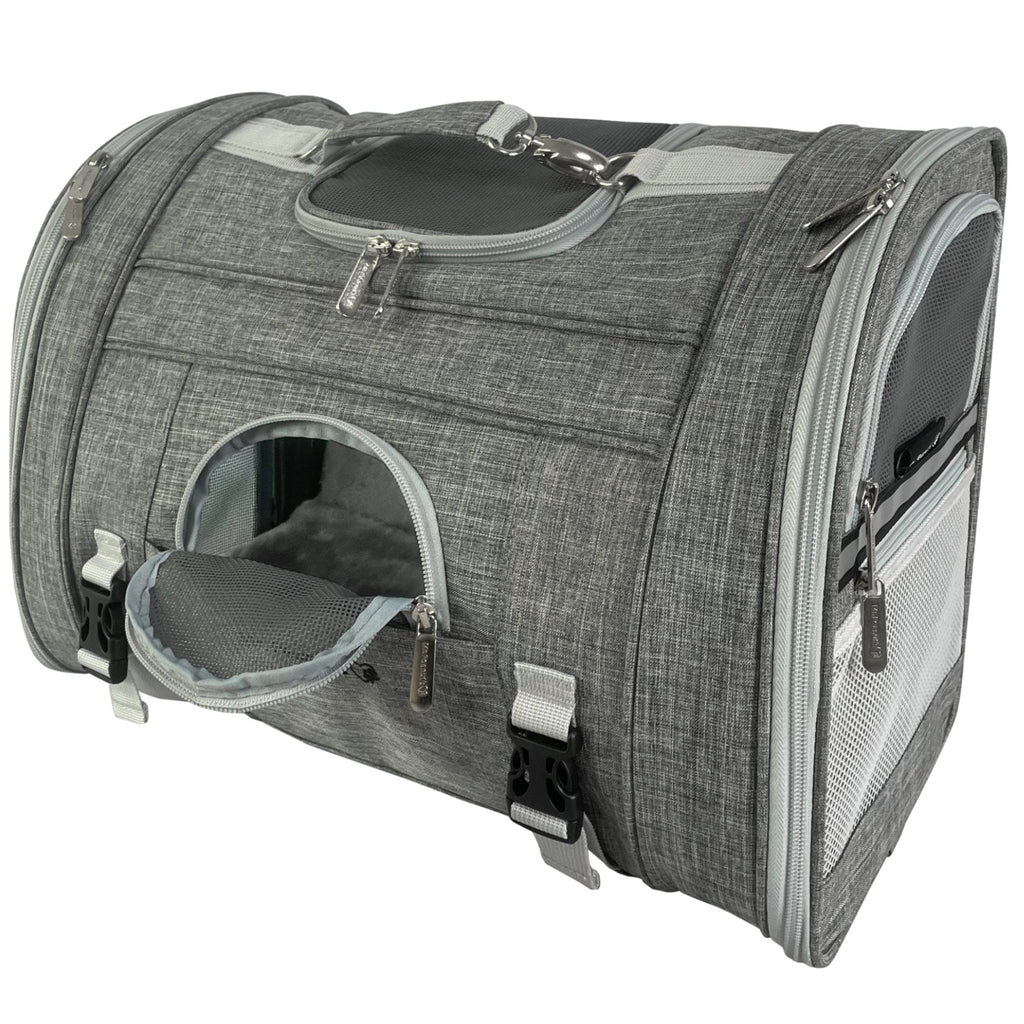 Mr. Peanut's Monterey Series Airline Compliant Horizontal Backpack Pet Carrier