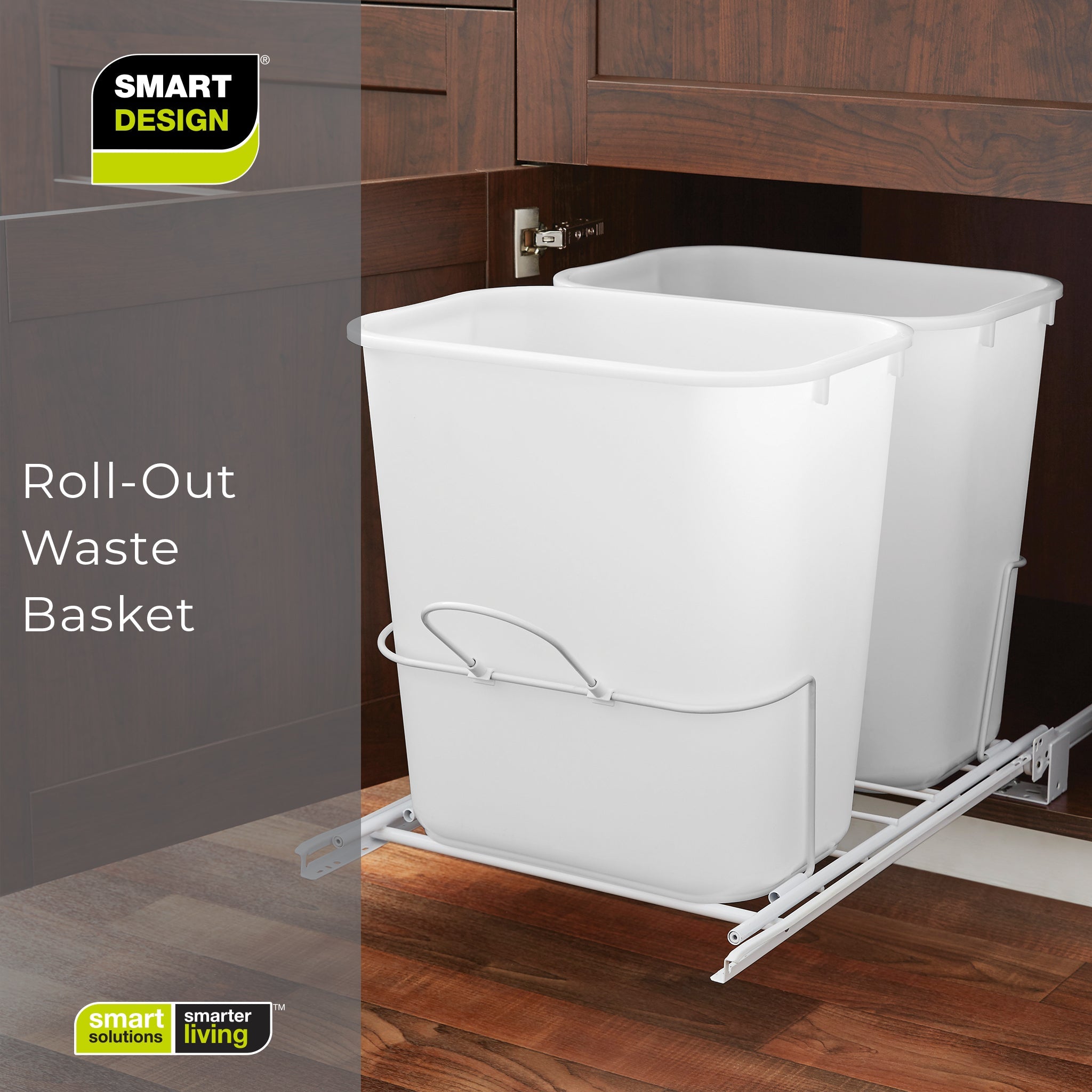 Roll-Out Sliding Waste Bin (24L)
