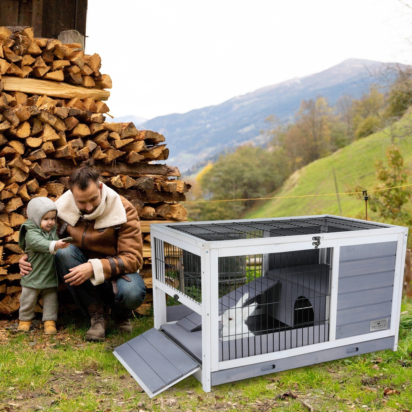 PETSFIT Huge Rabbit Cage