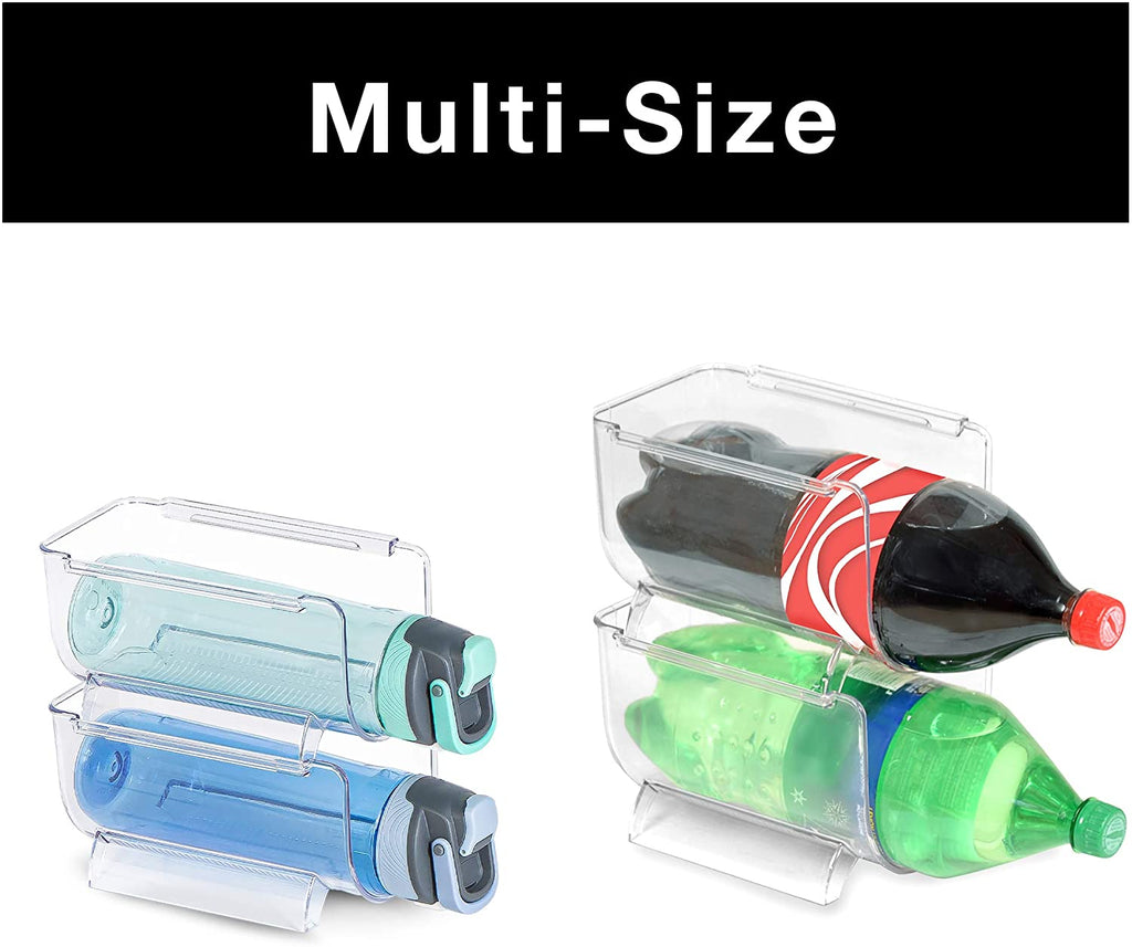 Refrigerator Bottle Holder with Handle - Holds 750 mL - BPA Free
