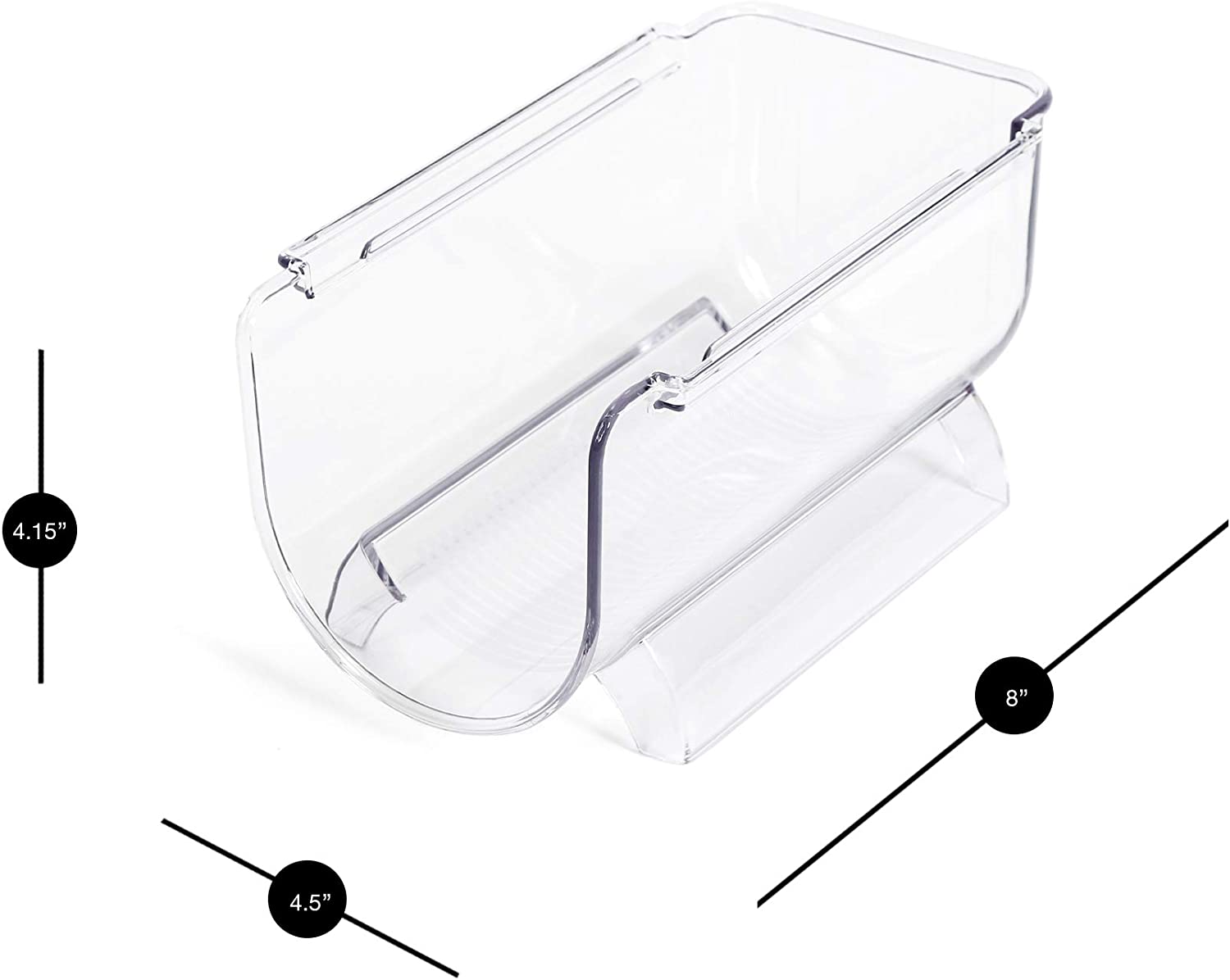 Refrigerator Bottle Holder with Handle - Holds 750 mL - BPA Free
