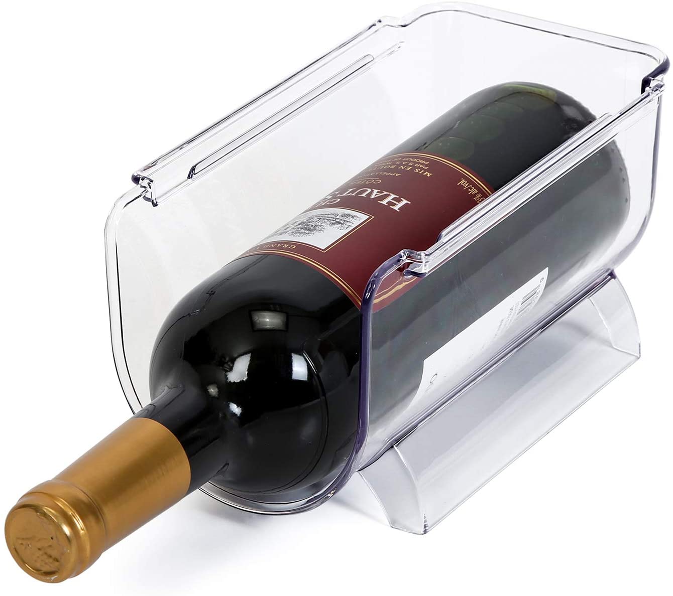 Refrigerator Bottle Holder with Handle - Holds 750 mL - BPA Free