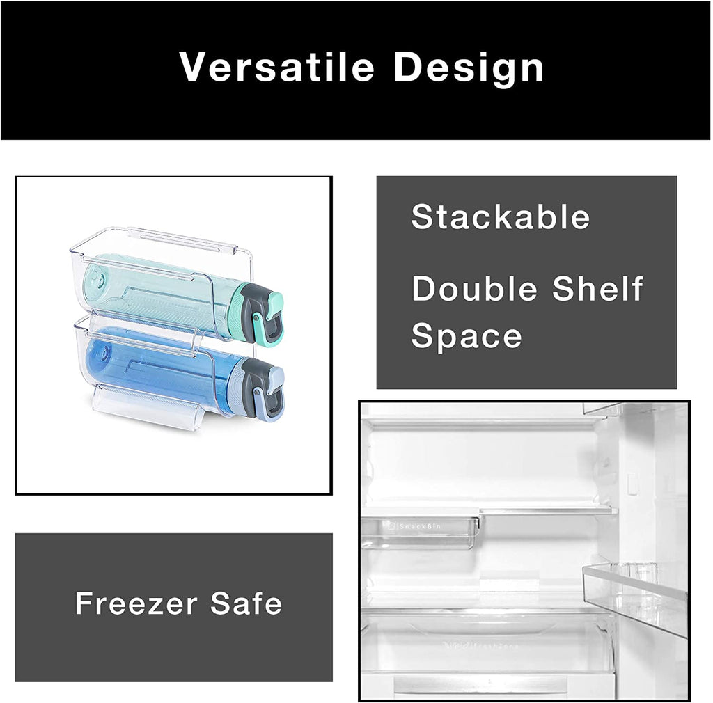 Refrigerator Bottle Holder with Handle - Holds 750 mL - BPA Free
