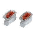Replacement Brush Head with Built-In Scraper for Soap Dispensing Dish Wand