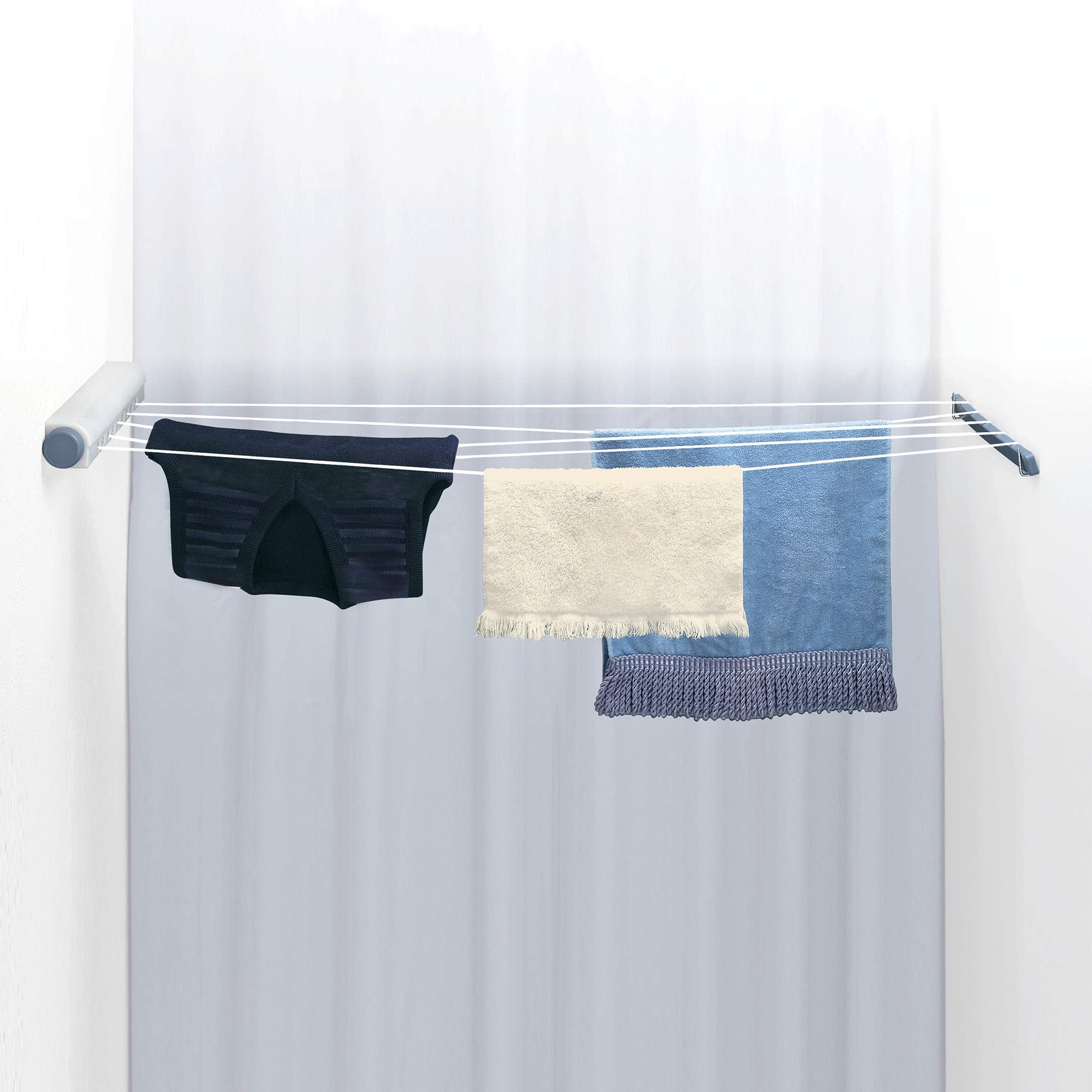 Retractable Clothesline w/Mounting Hardware