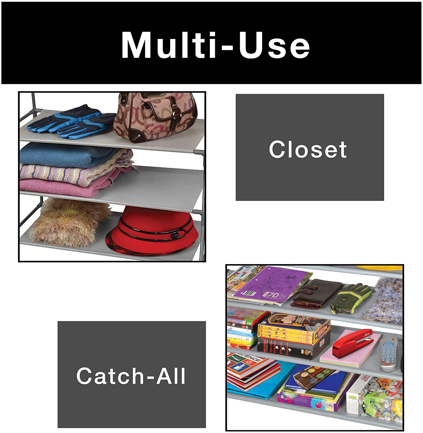 Shoe Rack Shelf with Laminated Liner