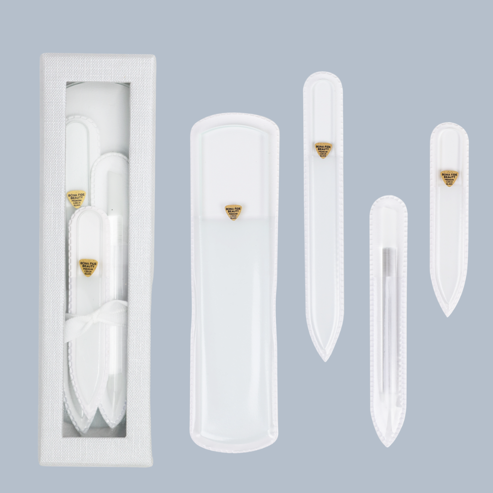 4-Piece Czech Glass Nail Care Starter Kit