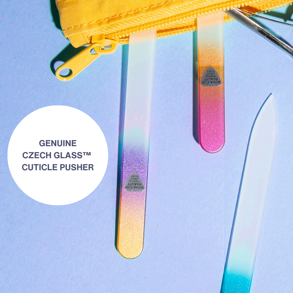 5-Pack Czech Glass Nail Files in Sleeves