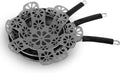 Silicone Pan and Plate Protector Trivet - Set of 2 Pads and Protects Against Scratches and Cracks - 13.75 x 13.75 Inch - Gray
