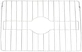 Sink Protector - Large - Steel Wire Frame - Rust Resistant Finish - Protects Sinks from Damages and Scratches - 18.13 x 12.5 Inch - White