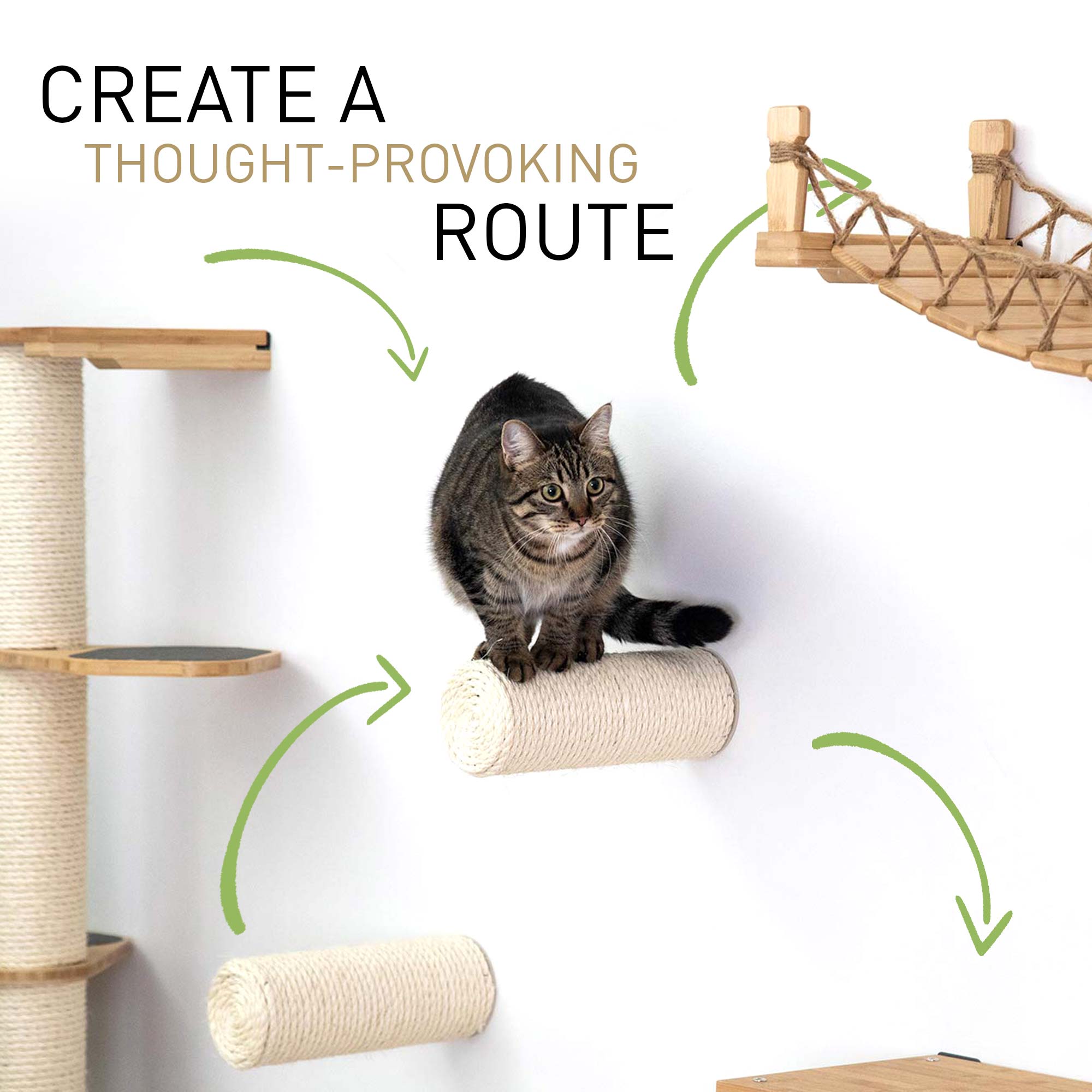 Catastrophic Creations Floating Cat Step for Wall