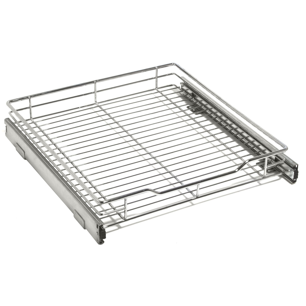 Sliding Pull Out Metal Cabinet Shelf - Multiple Sizes