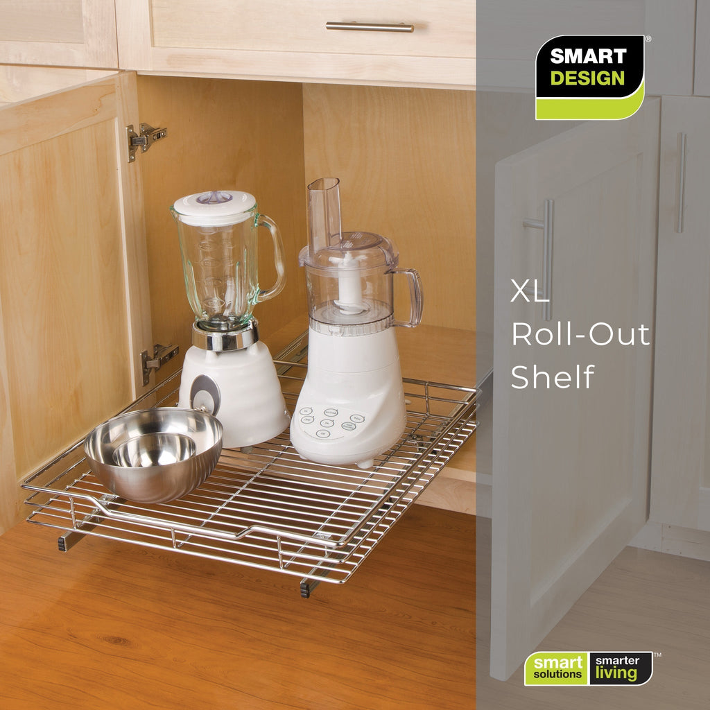 Sliding Pull Out Metal Cabinet Shelf - Multiple Sizes