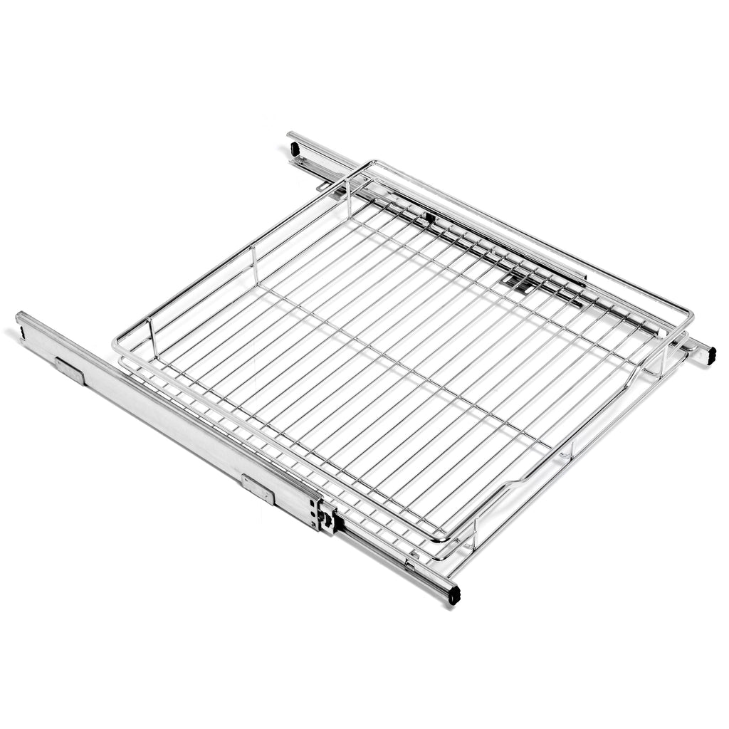Sliding Pull Out Metal Cabinet Shelf - Multiple Sizes