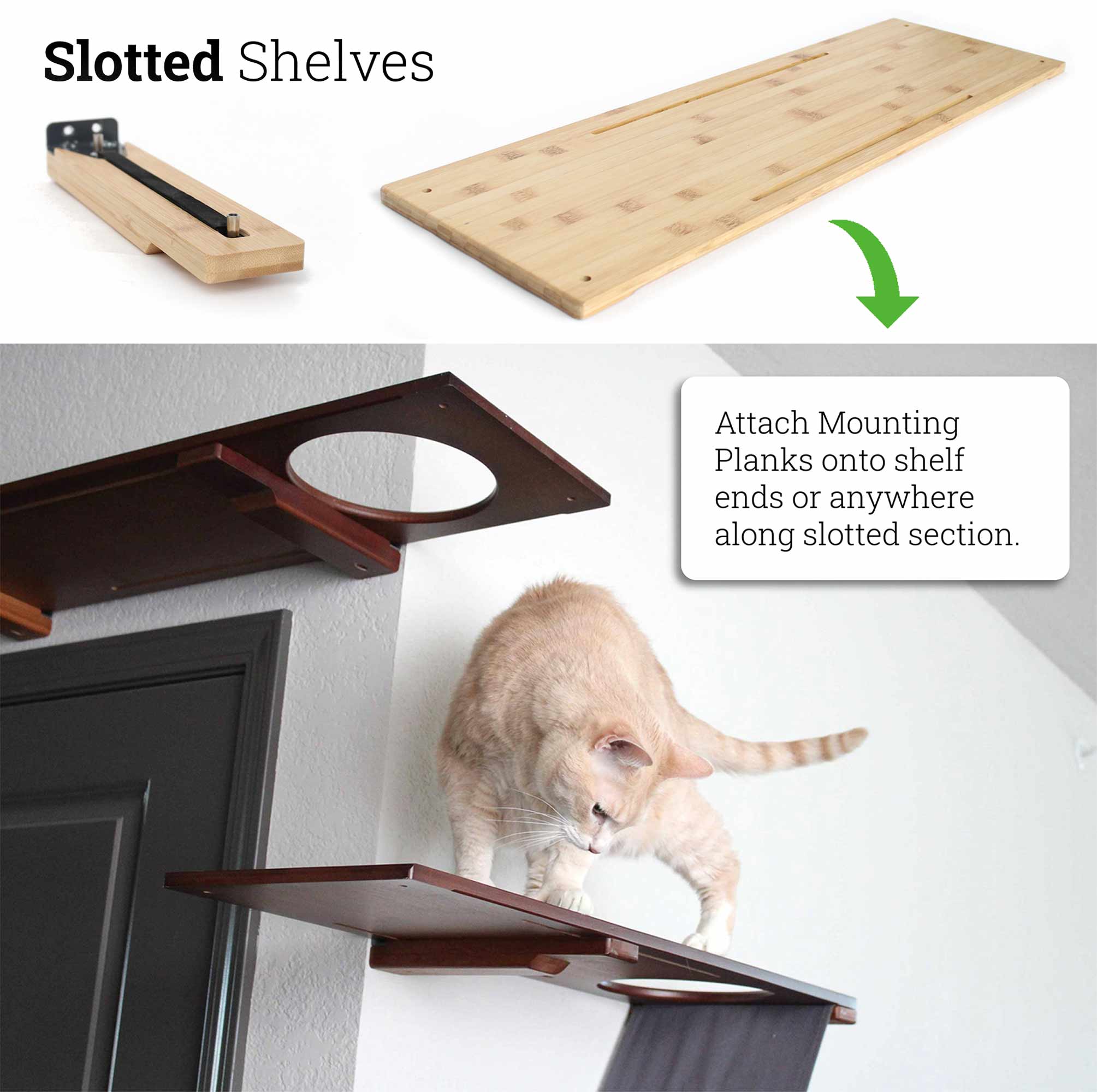 Catastrophic Creations Wall Mounted Cat Shelf