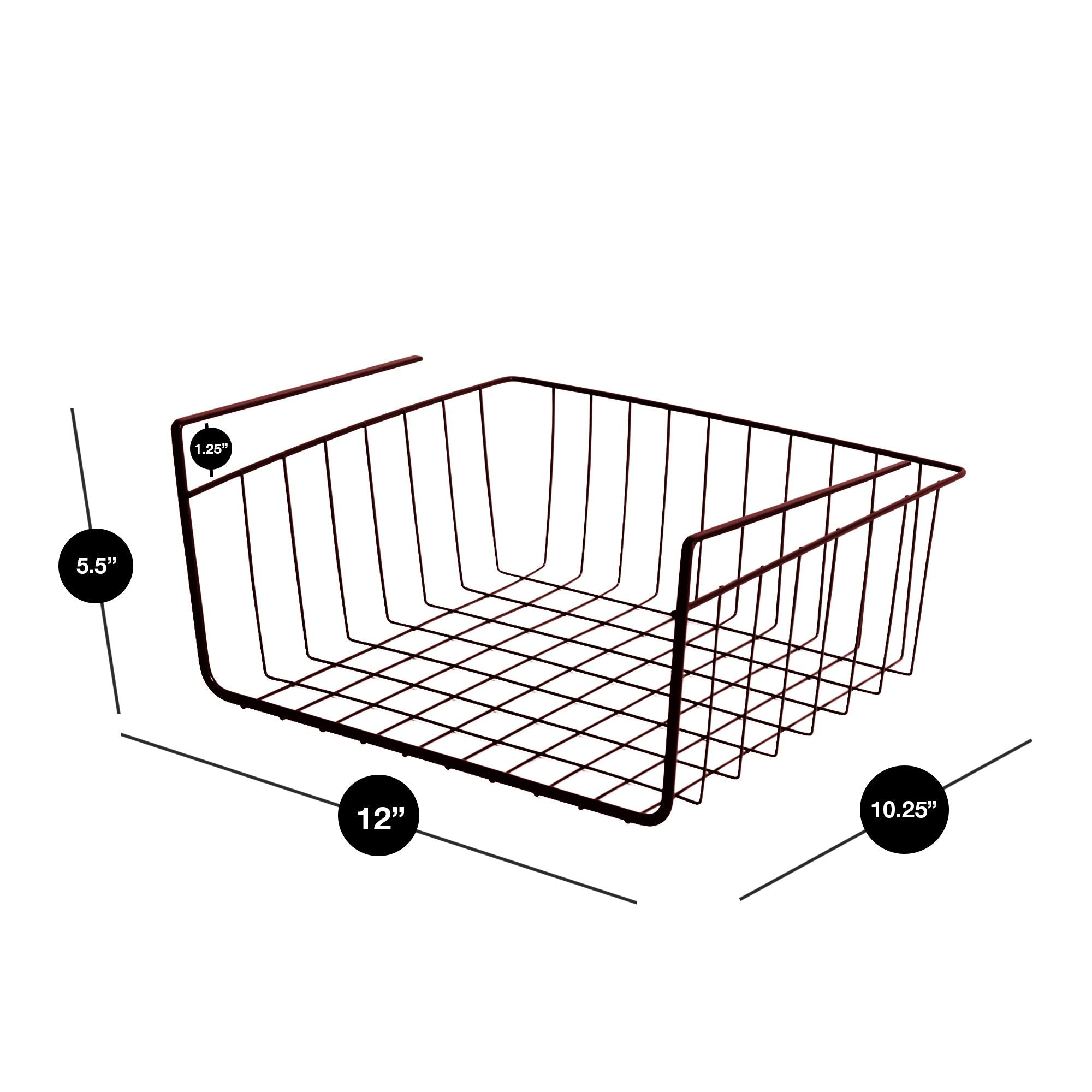 Small Undershelf Storage Basket