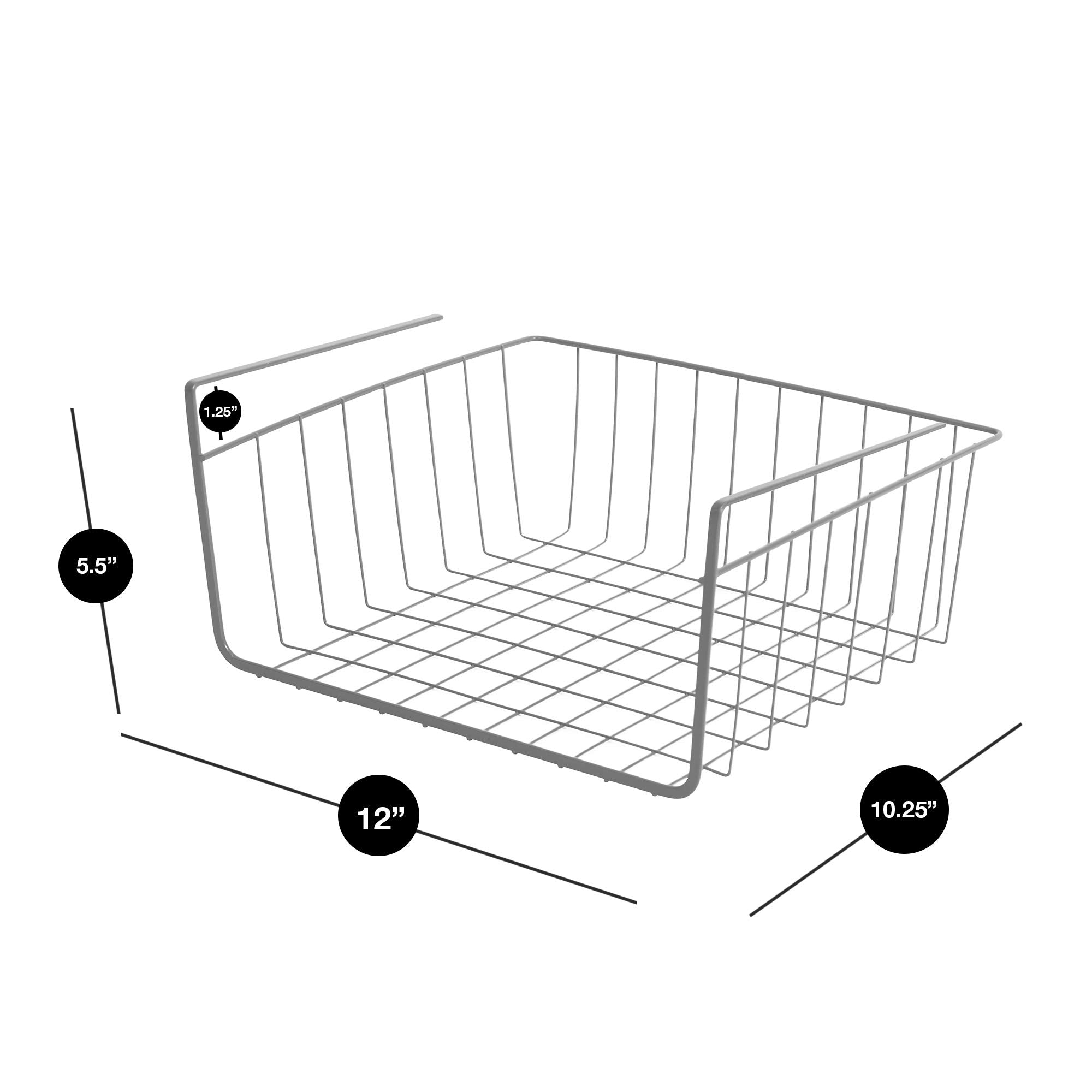 Small Undershelf Storage Basket