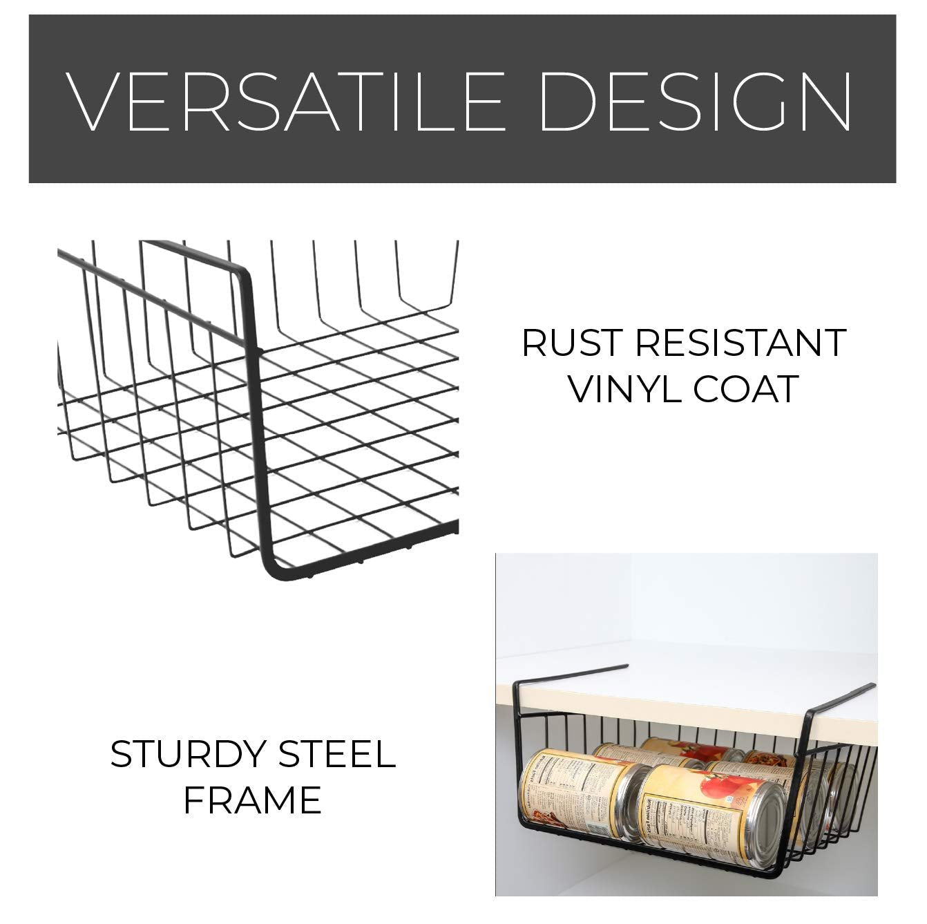 Small Undershelf Storage Basket