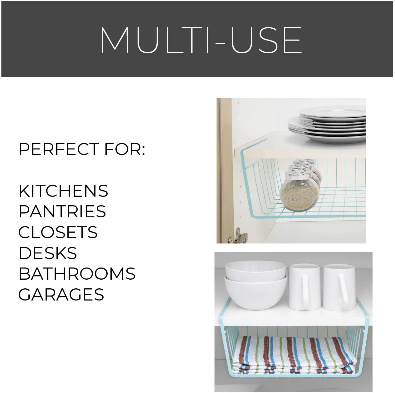 Small Undershelf Storage Basket
