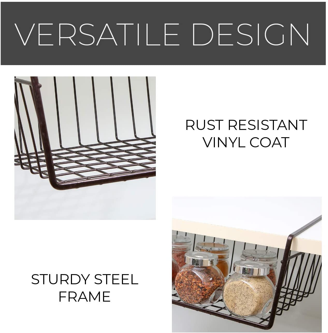 Small Undershelf Storage Basket
