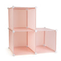 3 Cube Closet Organizer System, Pink