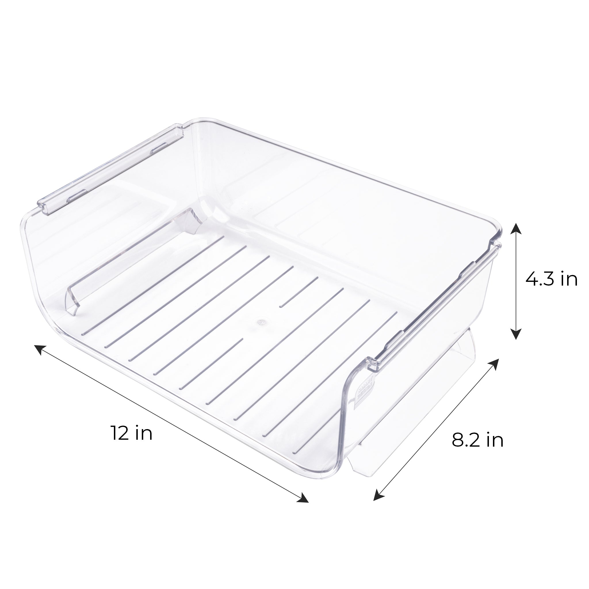 Clear Stackable Bottle Organizer – 2 Pack