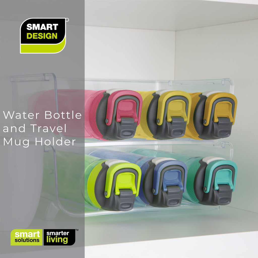 Clear Stackable Bottle Organizer – 2 Pack