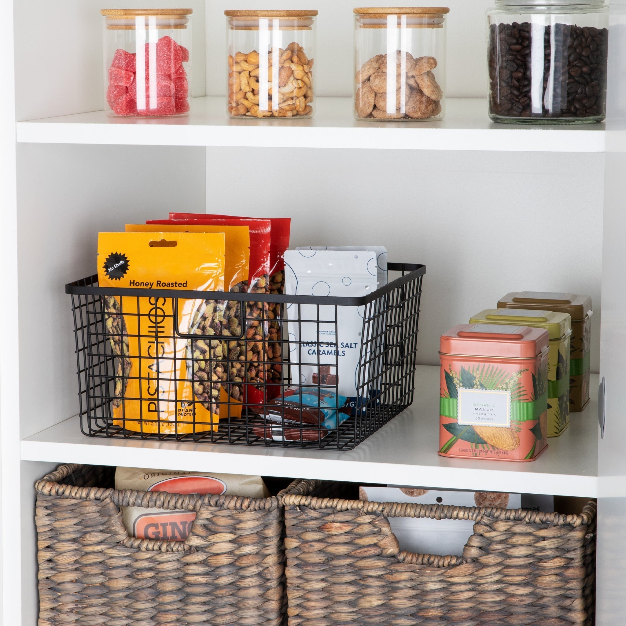 Smart Design Kitchen Nesting Baskets - 12 x 12