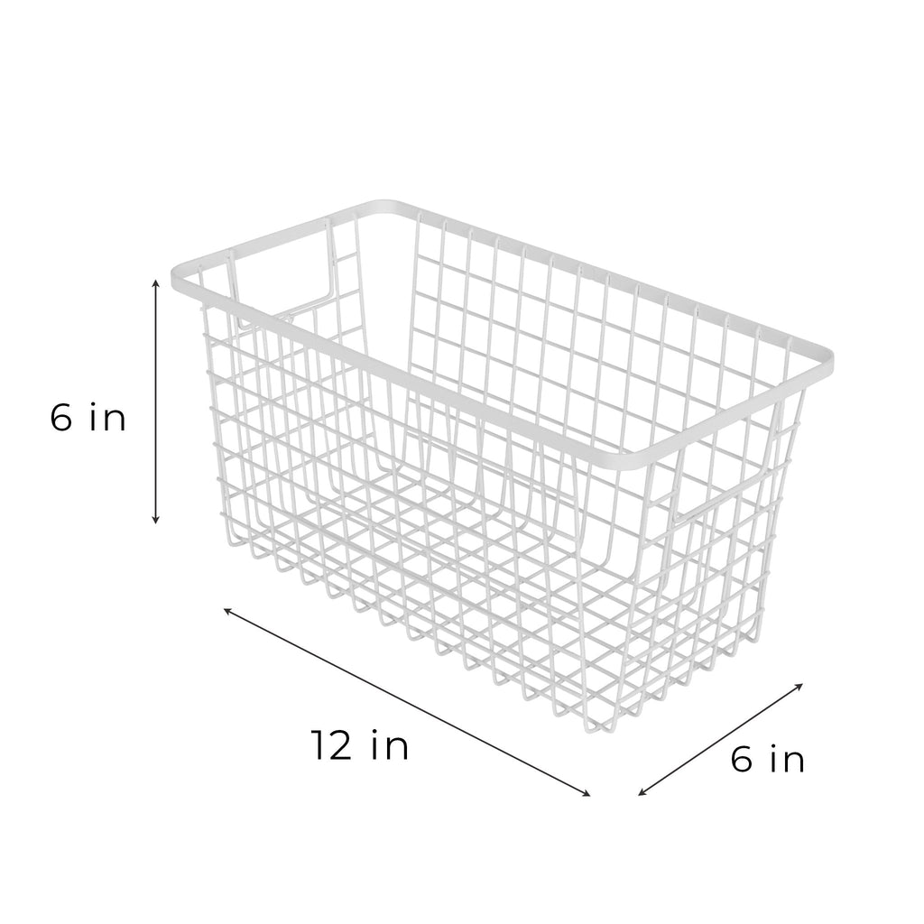 Smart Design Kitchen Nesting Baskets - 6 x 12 - Set of 4