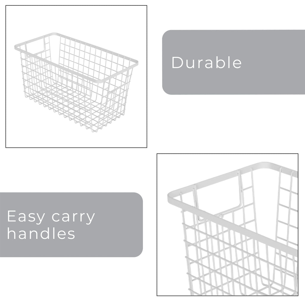 Smart Design Kitchen Nesting Baskets - 6 x 12 - Set of 4