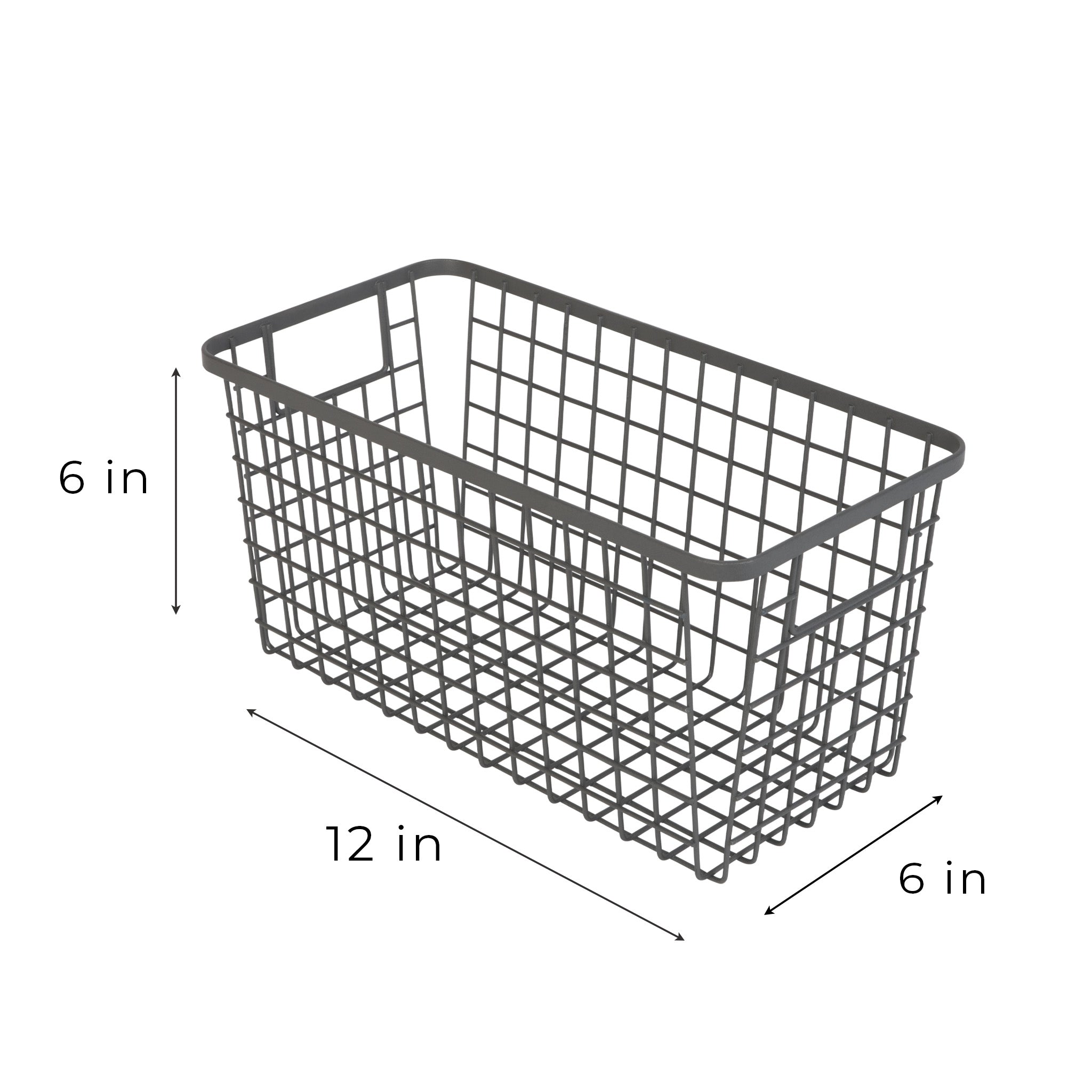 Smart Design Kitchen Nesting Baskets - 6 x 12