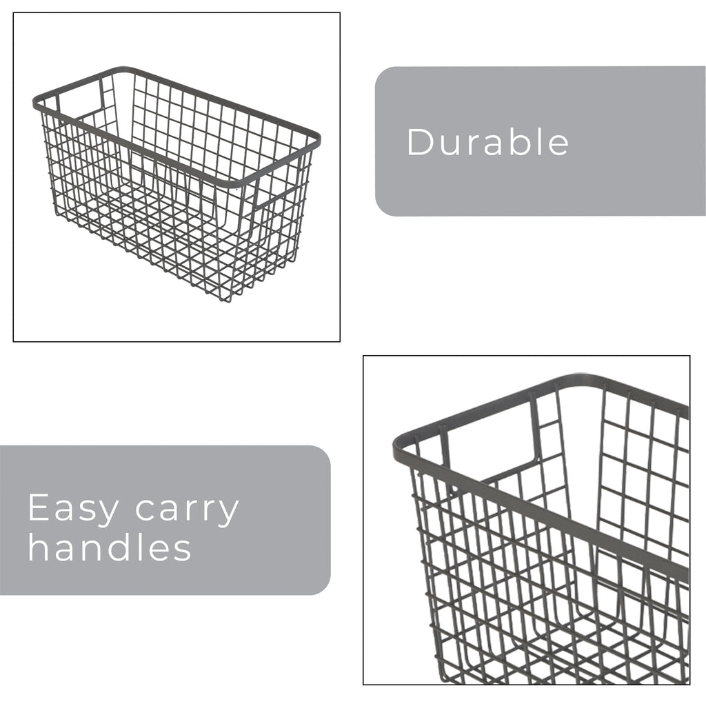 Smart Design Kitchen Nesting Baskets - 6 x 12