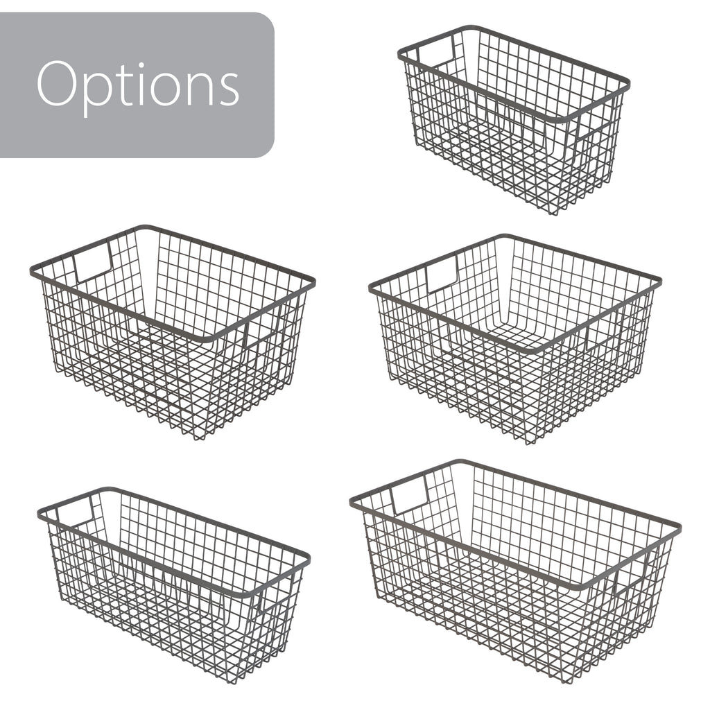 Smart Design Kitchen Nesting Baskets - 6 x 12