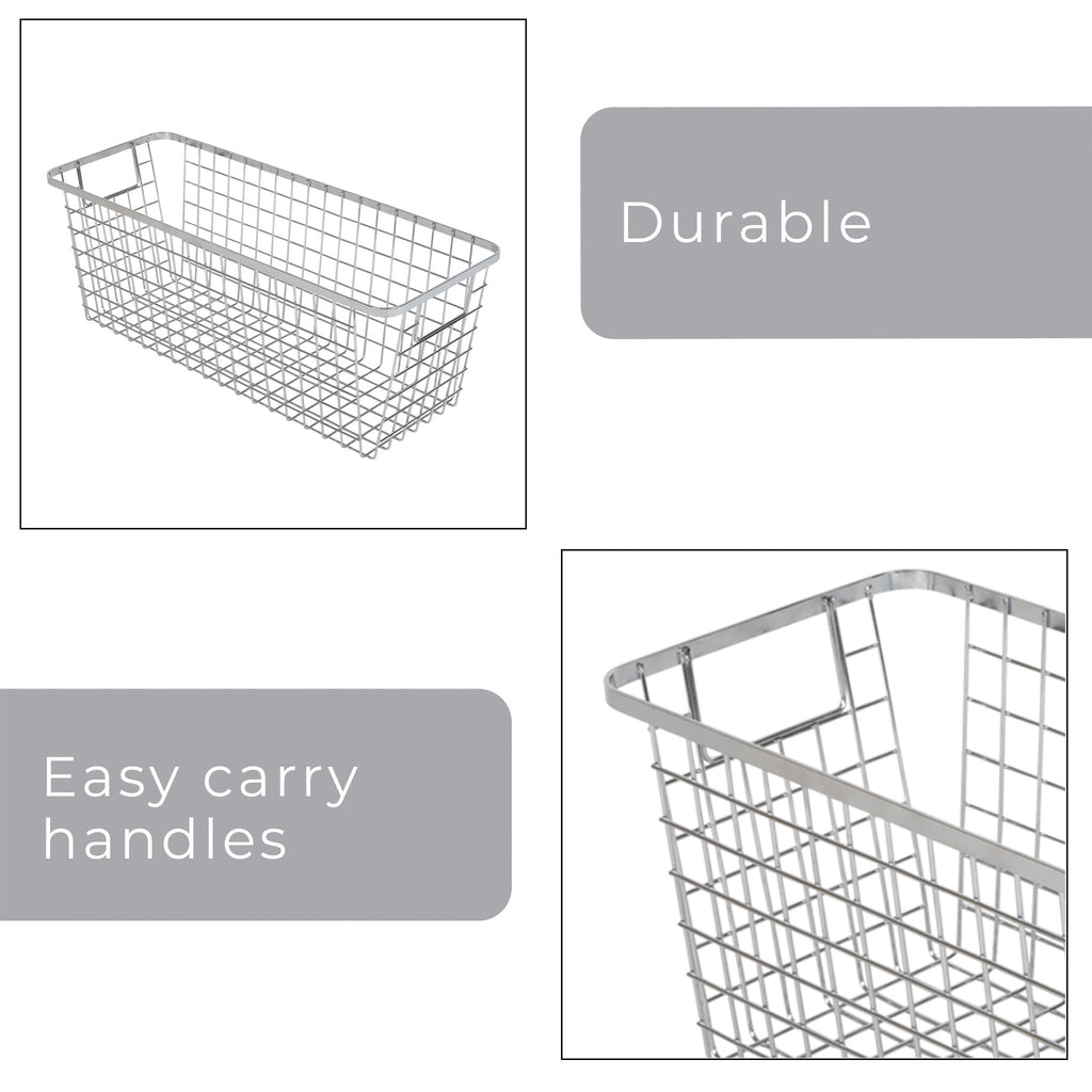 Smart Design Kitchen Nesting Baskets - 6 x 16 - Set of 4