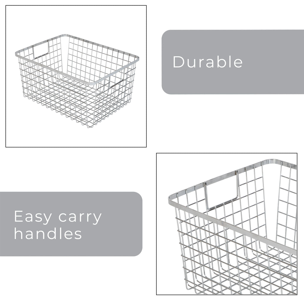 Smart Design Kitchen Nesting Baskets - 9 x 12 - Set of 4