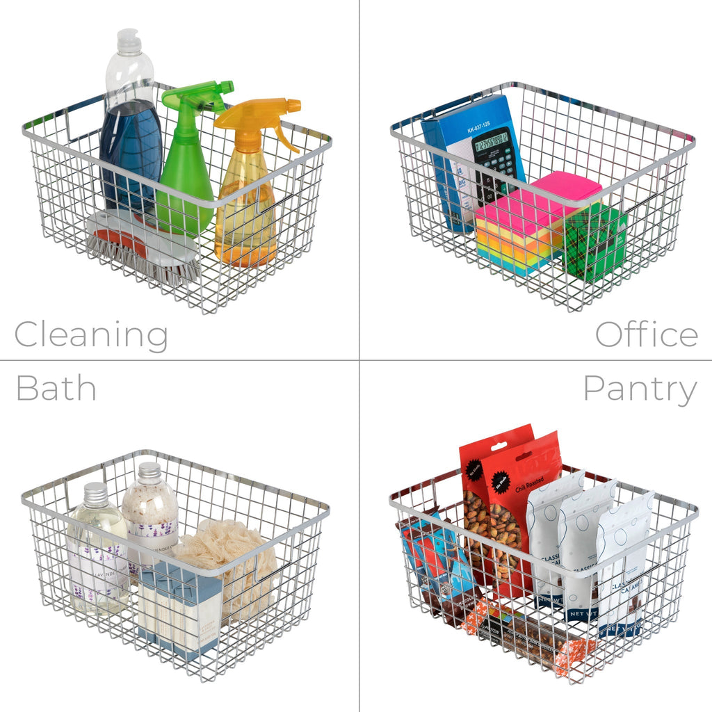 Smart Design Kitchen Nesting Baskets - 9 x 12 - Set of 4