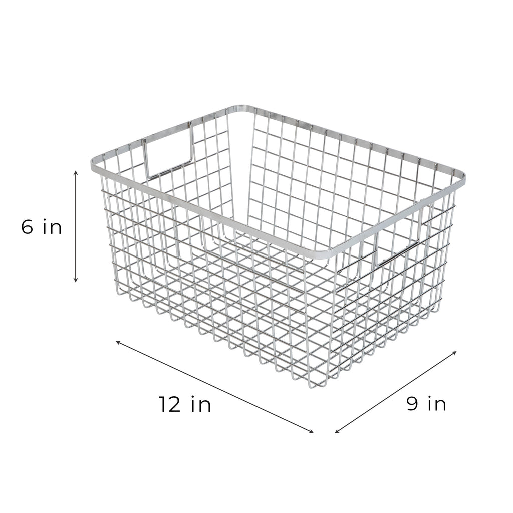Smart Design Kitchen Nesting Baskets - 9 x 12 - Set of 4