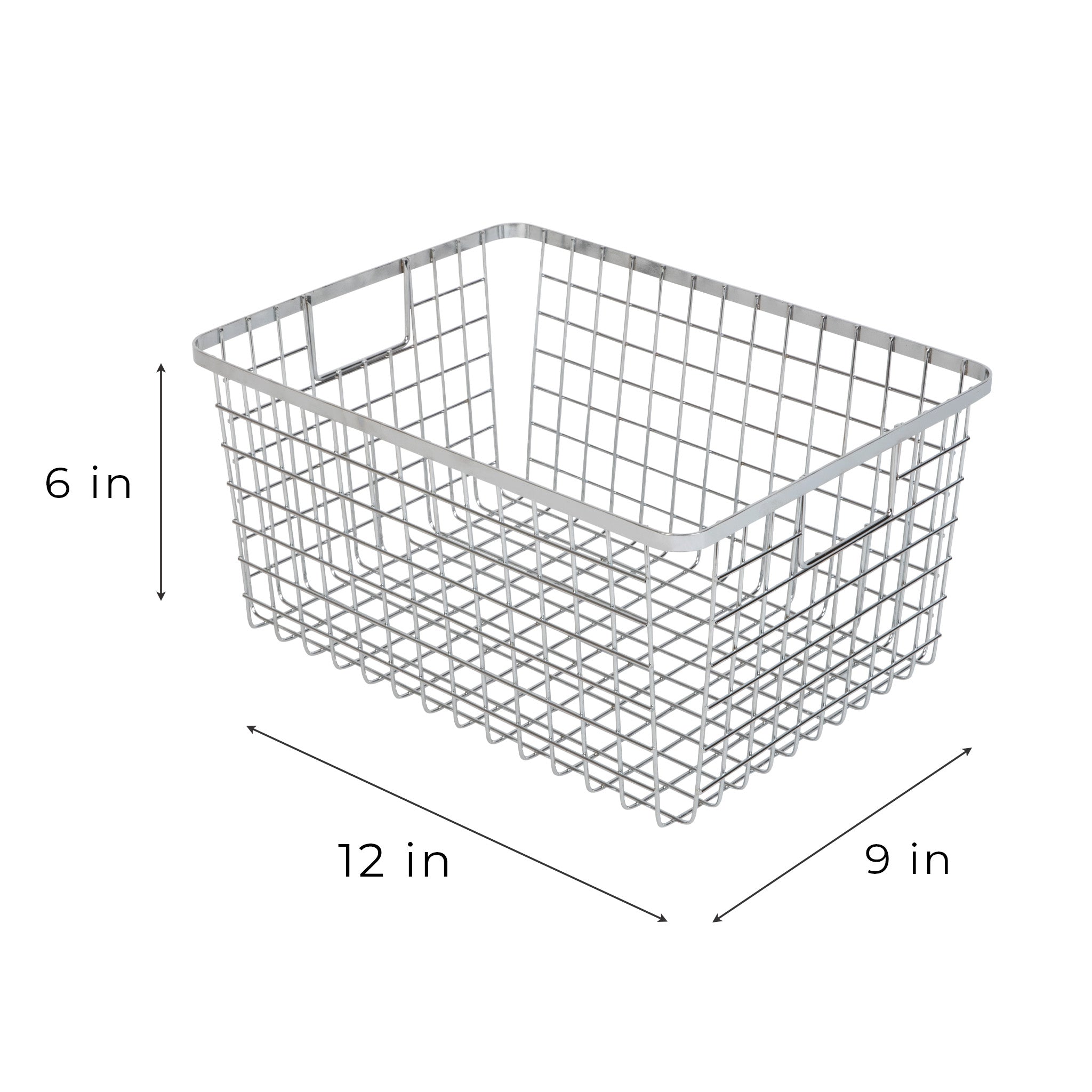 Smart Design Kitchen Nesting Baskets - 9 x 12 - Set of 4