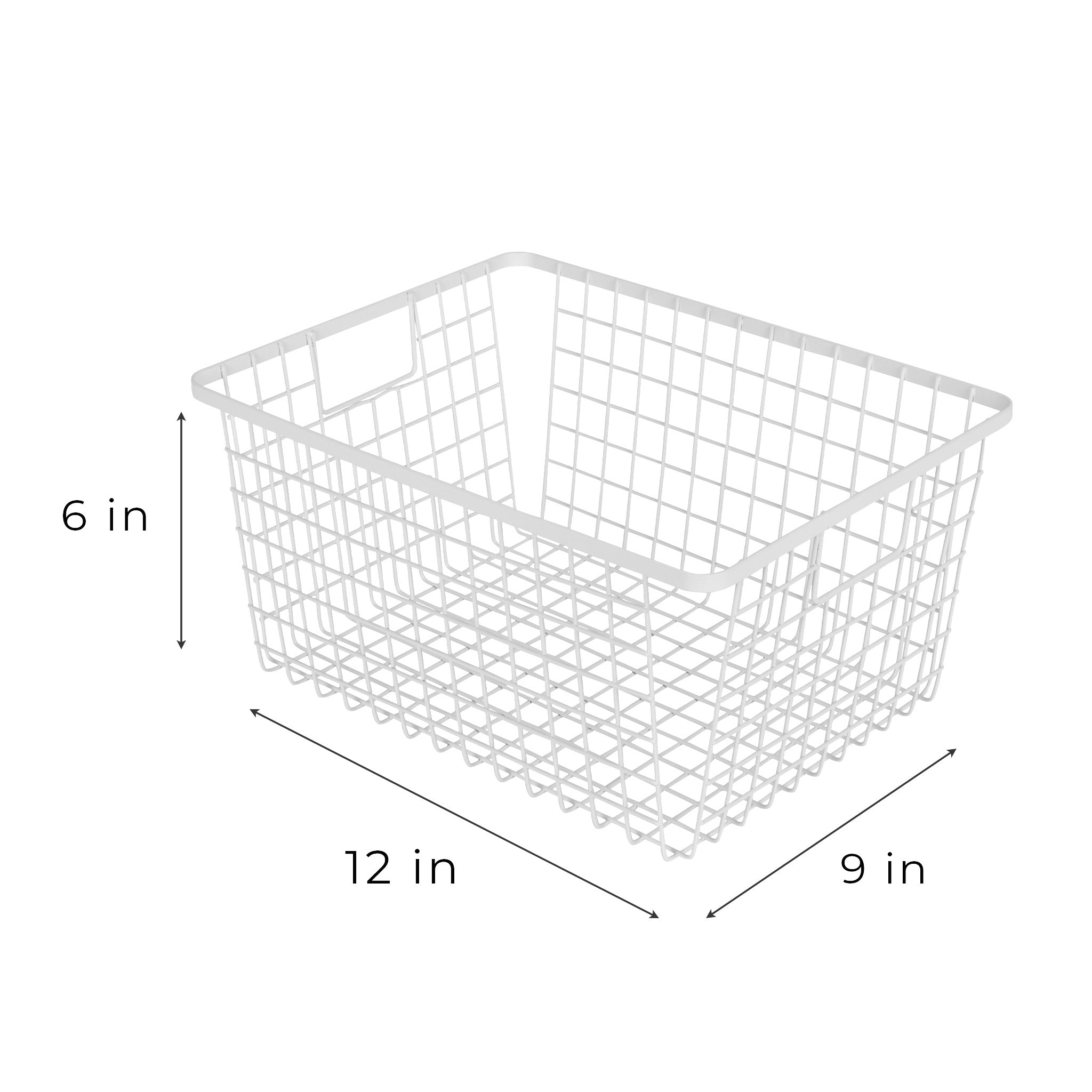 Smart Design Kitchen Nesting Baskets - 9 x 12
