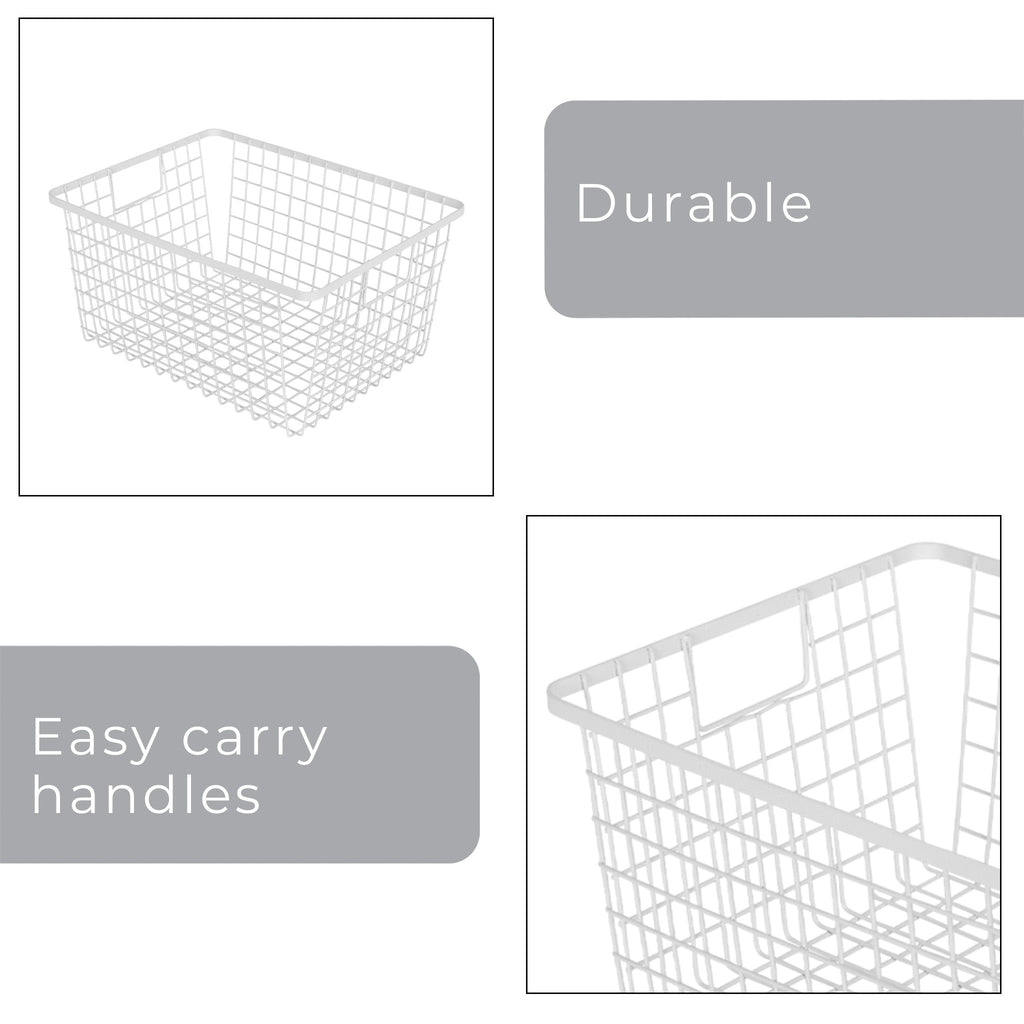 Smart Design Kitchen Nesting Baskets - 9 x 12