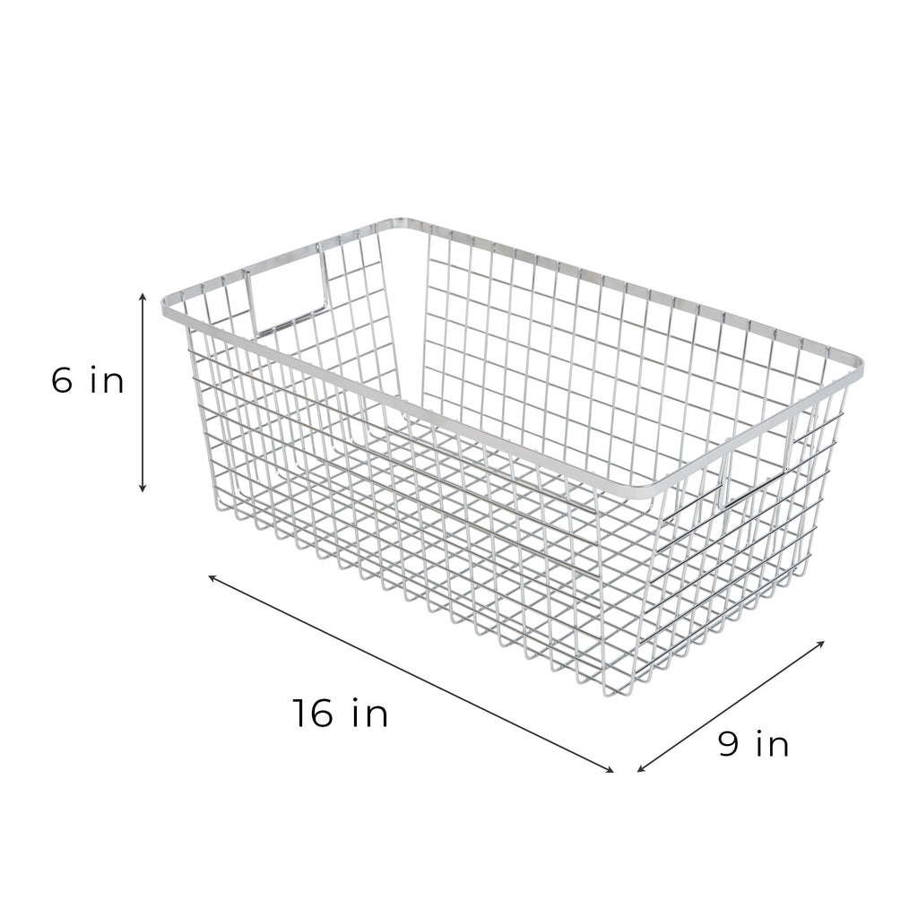 Smart Design Kitchen Nesting Baskets - 9 x 16 - Set of 4