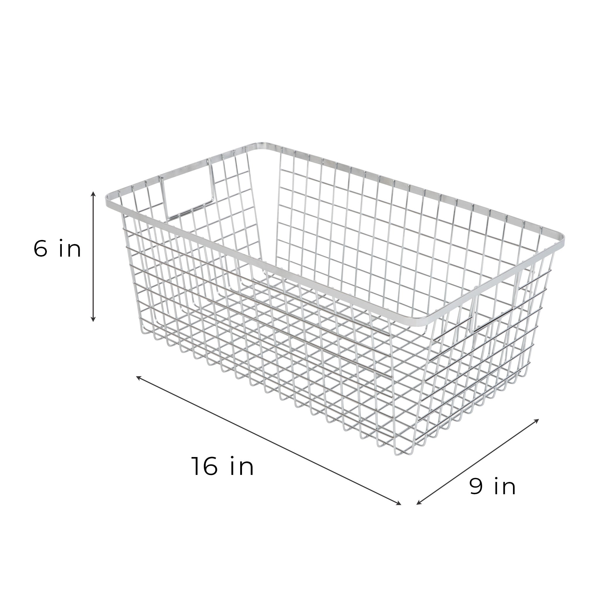 Smart Design Kitchen Nesting Baskets - 9 x 16 - Set of 4