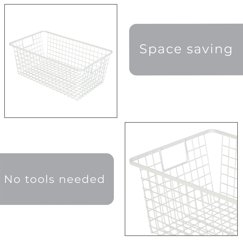 Smart Design Kitchen Nesting Baskets - 9 x 16