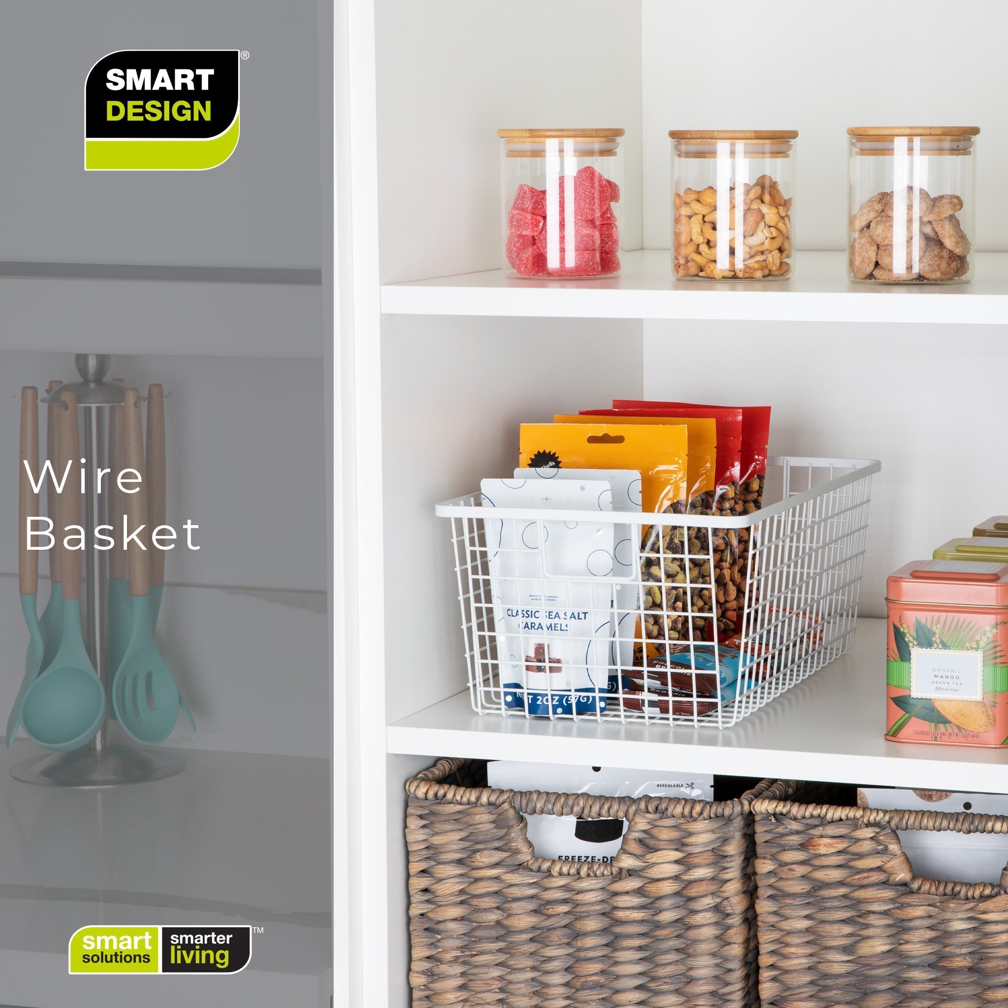 Smart Design Kitchen Nesting Baskets - 9 x 16