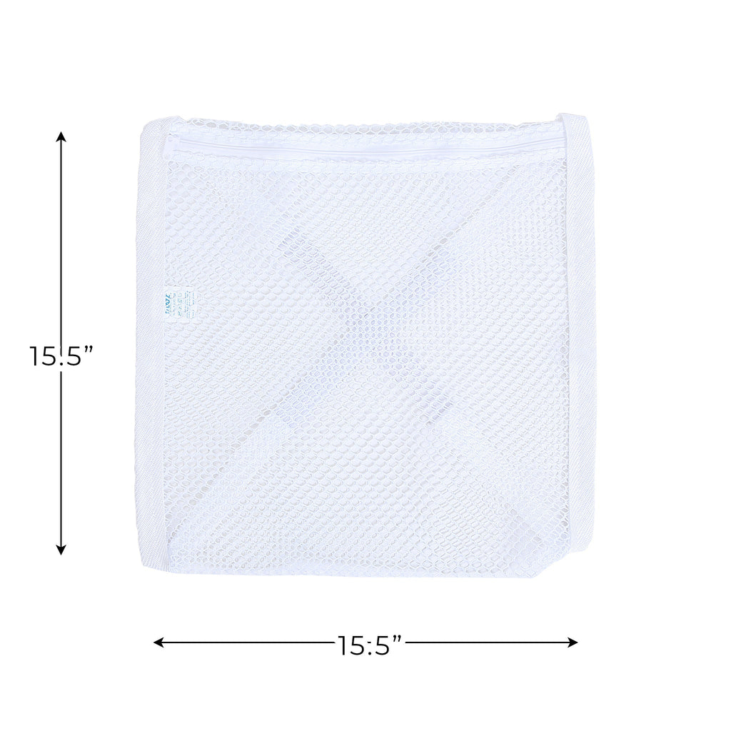 Sneaker Dryer and Wash Bag with Elastic Straps - 15.5 x 15.5 Inch