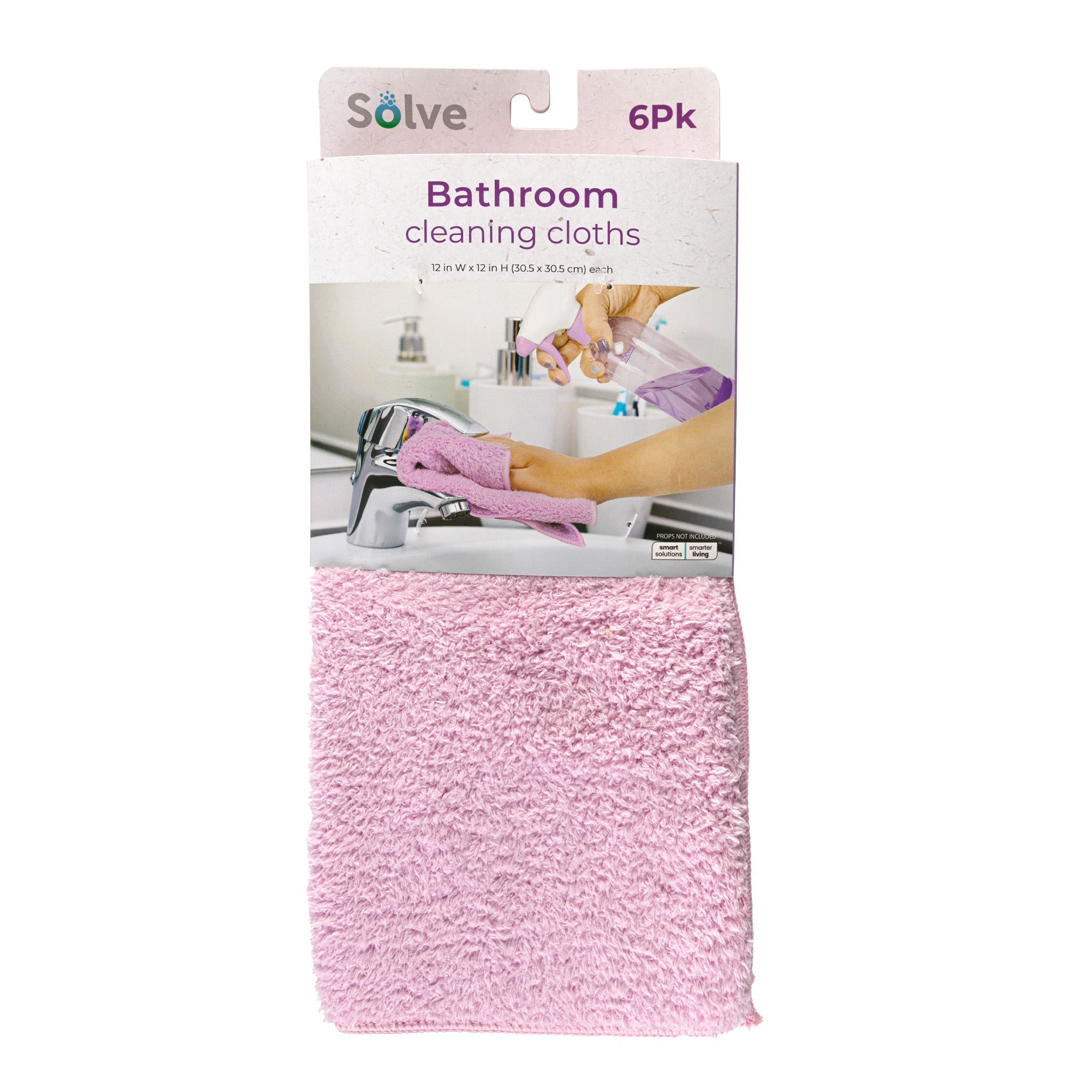 Solve™ Bathroom Cleaning Cloths – Set of 6