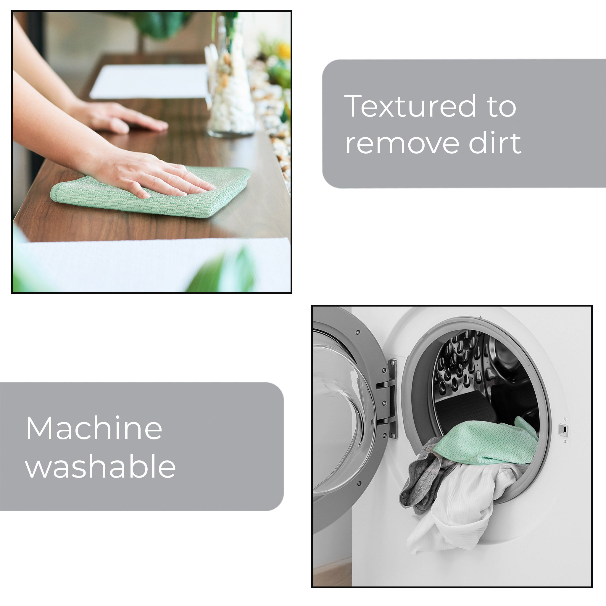 Solve™ Bottle, Cleaning Packets, & Cloth Cleaning Cloth Kit